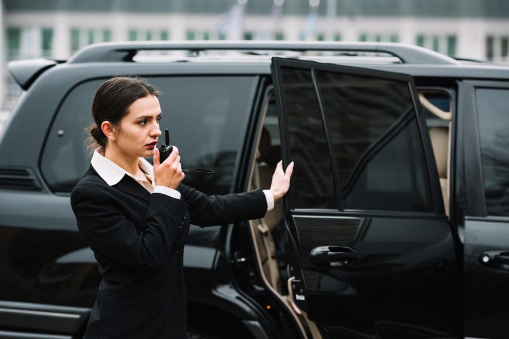 security guard woman