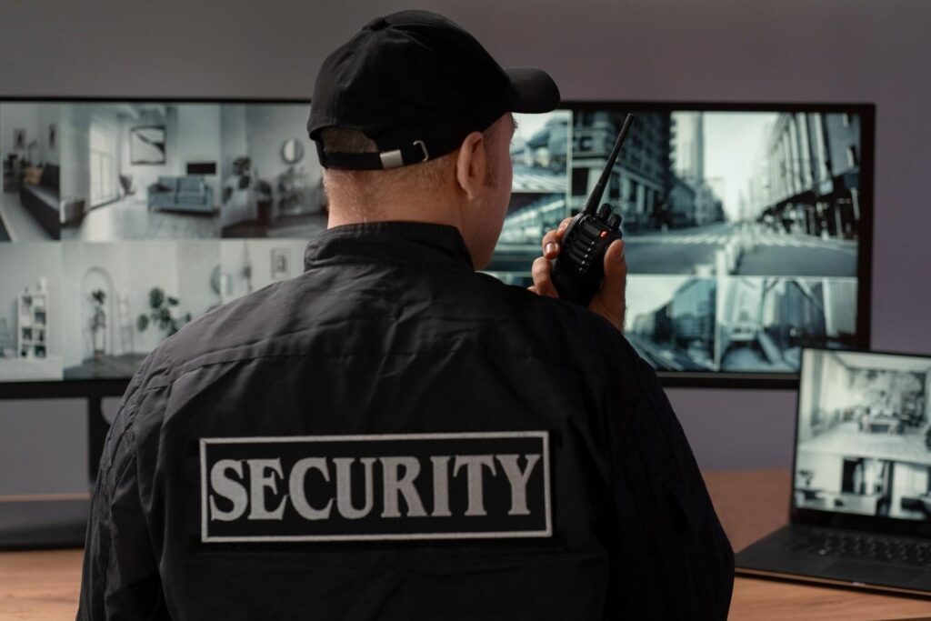 security guard in unifirm