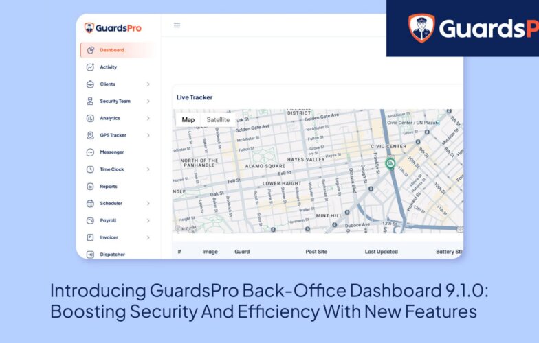 Introducing GuardsPro Back-Office Dashboard 9.1.0: Boosting Security And Efficiency With New Features