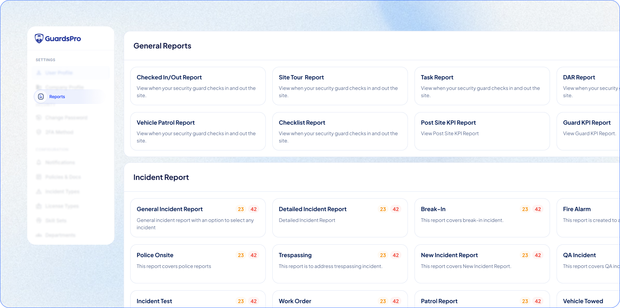 Improve Reporting and Accountability
