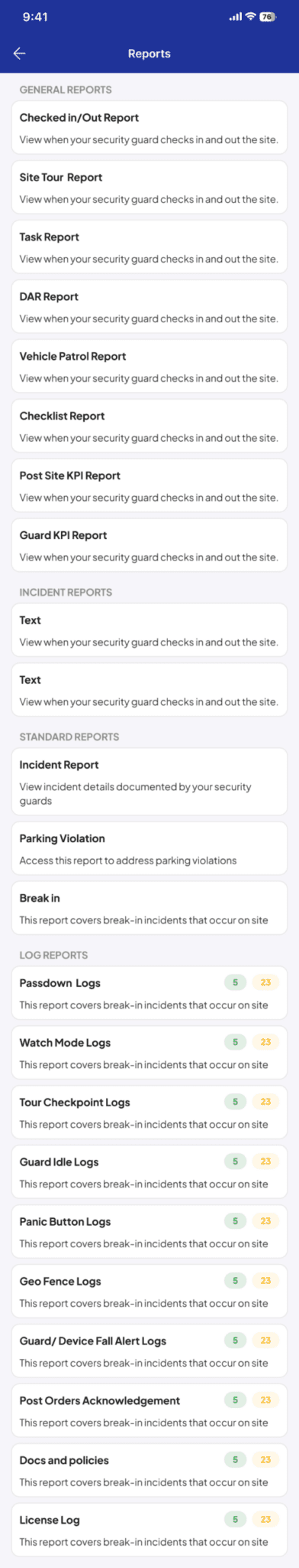 Reporting on the Go
