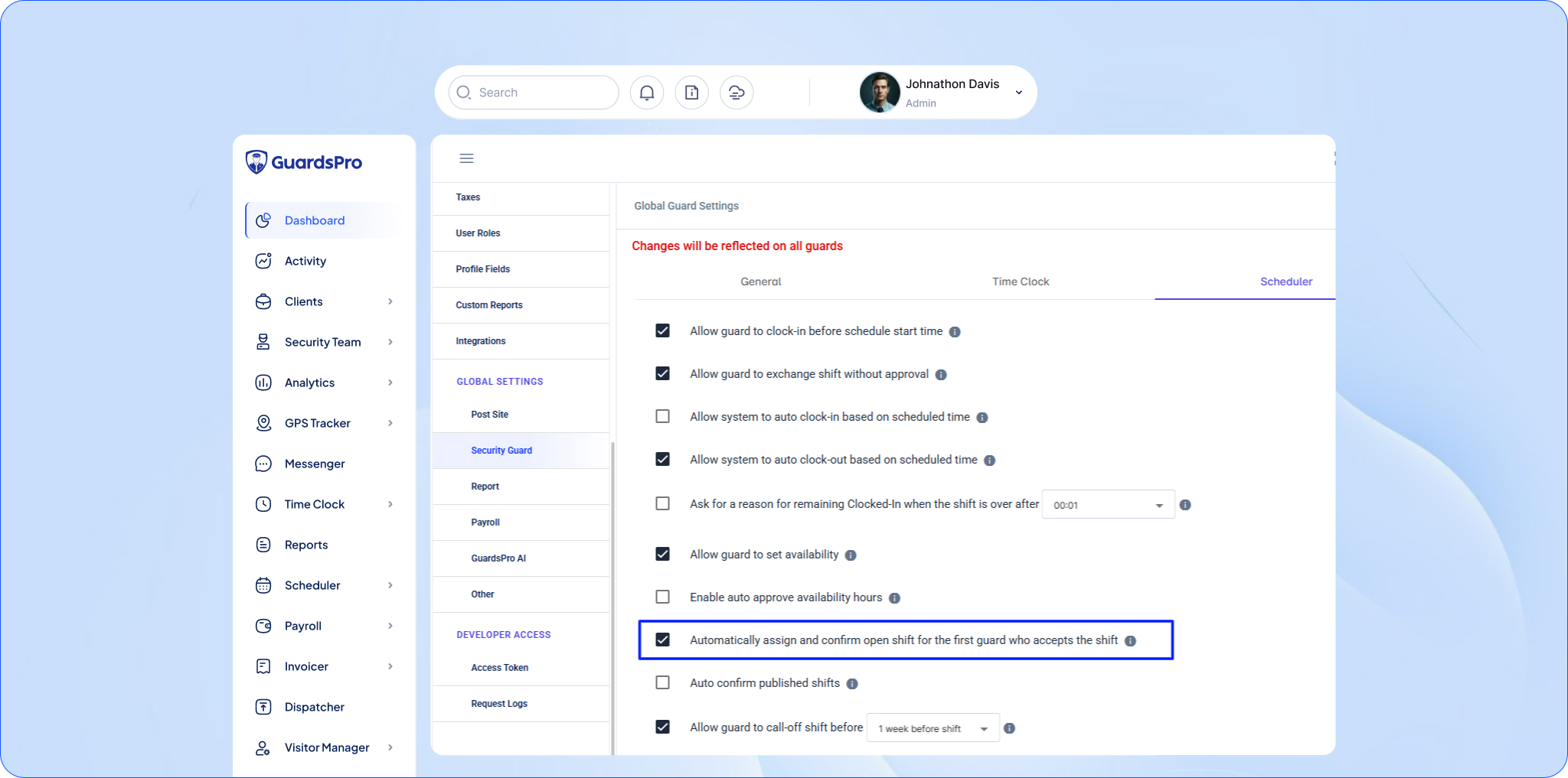 Reactive staffing